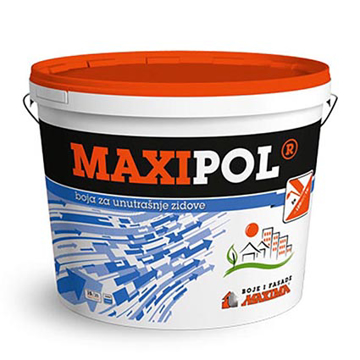 Slika MAXIPOL poludisperziona unutrašnja boja 5 litara
