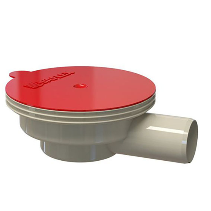 Slika Kanalizacioni slivnik ISAFLEX f40 horizontalni (7151) sa vodenim zaptivačem