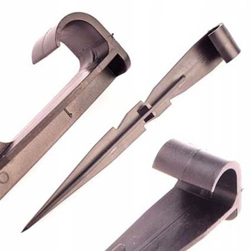 Plastični ground hook držač za fiksiranje cevi 16 i 20 mm za zemlju