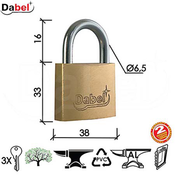 Slika Katanac DABEL KA2029 Ms 38x33/16/fi6,5mm (0106040)