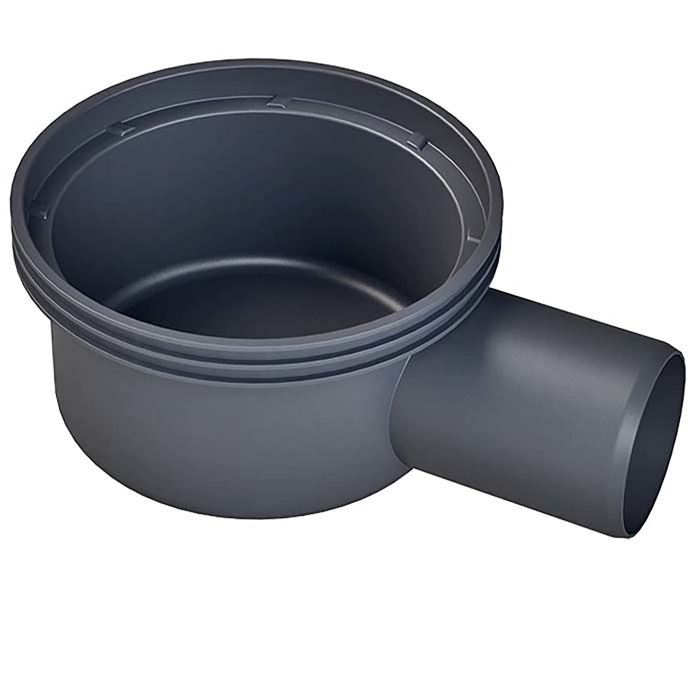 Slika Osnovni horizontalni slivnik Ø50 ISAFLEX (140 000) – bez zaptivača, niska ugradnja