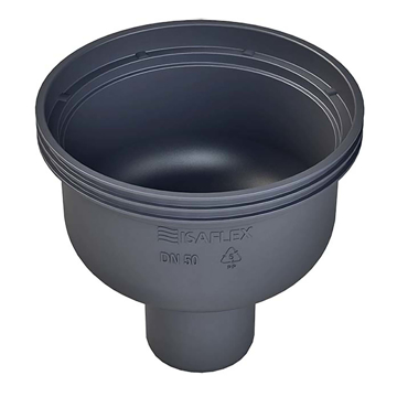 Slika Osnovni vertikalni slivnik Ø50 ISAFLEX (145 000) – bez zaptivača, za prostorije, tuševe i balkone