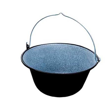 Kotlić za gulaš emajlirani za pripremu hrane na vatri