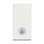 Slika Classia prekidac obican 1M, 16A, osvetljen, simbol grejalice, sa led sijalicom 230V, bela RW4001LP