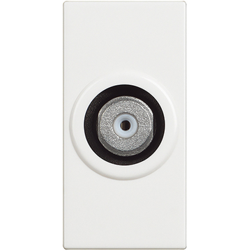 Slika Bticino Classia SAT TV utičnica F konektor 75Ω bela 1M RW4202F