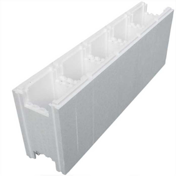 Stiropor blok Nero ICF dimenzija 1000x300x250 za izgradnju bazenskih zidova