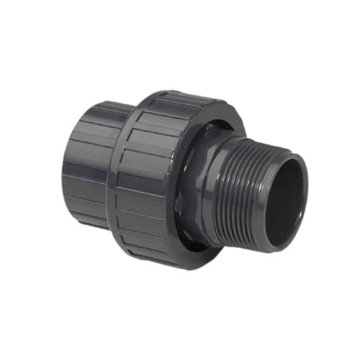 PVC-U holender MF sa spoljnim navojem za cevne sisteme