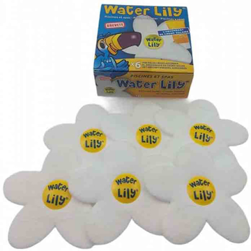 Water Lily sunđeri za bazen u pakovanju od 6 komada za upijanje ulja i nečistoća sa površine vode