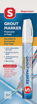 Slika Stop Kondenz – Flomaster za fuge bela