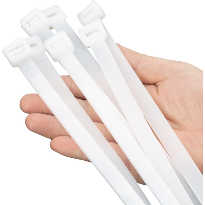 Slika Vezica PVC 8x450 mm bela