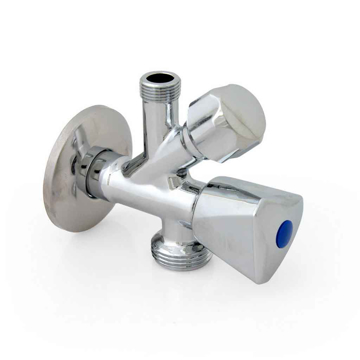 Slika Ventil kombinovani 1/2" × 3/4" × 3/8" za veš mašinu i slavinu