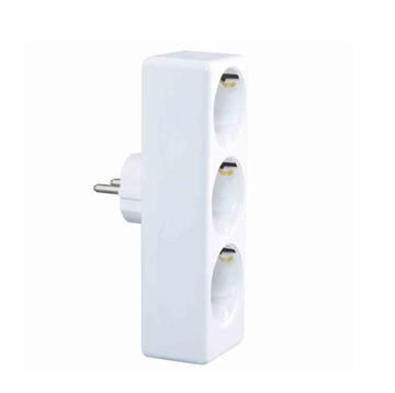 T razvodnik monofazni TE 0129 sa tri izlaza za utičnice