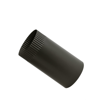 Slika Dimna cev Ø 200 mm 500 mm crna