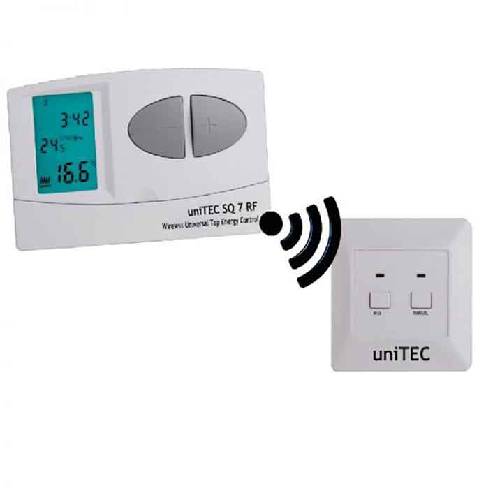Slika Digitalni programski bežični termostat uniTEC Q7 RF