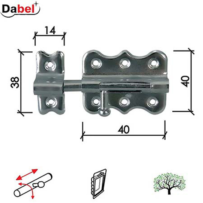 Slika Reza za vrata 384-Ni.40 mm (0105053)