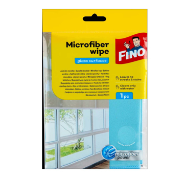 FINO Microfiber krpa za staklo za čišćenje prozora i ogledala bez tragova