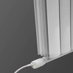 Slika CINI Mek električni grejač 1/2" 1.5 kW beli