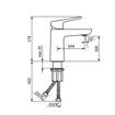 Slika STOLZ Baterija lavaboa (JS130101W)   BELA
