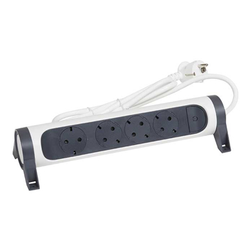Slika Produžni kabl Legrand 4×2P+E 16A 1.5 m beli 694529
