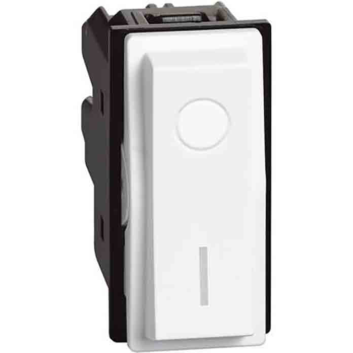 Slika BTicino Living Now prekidač 1M 2P 16AX 250V beli KW4002