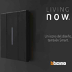 Slika BTicino Living Now maska 1M crna KG02