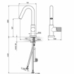 Slika Baterija S4 za lavabo 430201