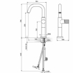Slika Baterija S4 za lavabo 430209