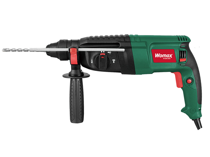 Električna pneumatska bušilica Womax W-BH 810 800W sa SDS Plus prihvatom za bušenje betona, drveta i metala